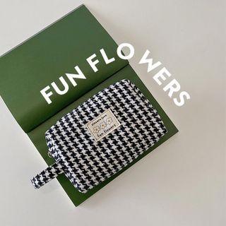 Houndstooth / Plaid Makeup Pouch