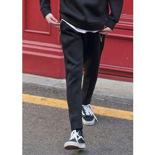 Band-waist Neoprene Sweatpants