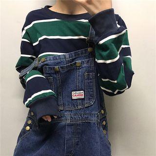 Applique Jumper Jeans Blue - One Size