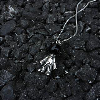 Metal Astronaut Pendant Necklace As Shown In Figure - One Size