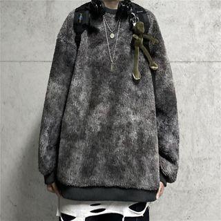 Woolen Tie Dyed Sweatshirt