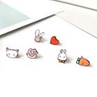 Cartoon Ear Stud / Clip-on Earring