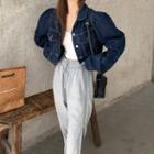 Denim Cargo Jacket / Plain Pants