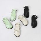 Round-toe Ankle-strap Sandals