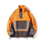 Contrast Panel Overhead Sweatshirt