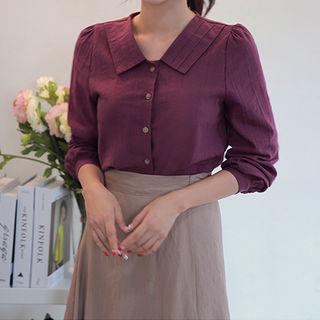 Textured Collar Blouse