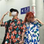 Couple Matching Floral Loose-fit Short-sleeve Shirt