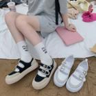 Two-tone Adhesive Tab Mary Jane Shoes