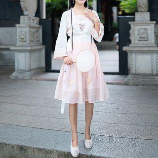 Traditional Chinese Long-sleeve Top / Skirt / Sleeveless Top