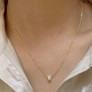 Alloy Pendant Necklace E234 - Necklace - One Size