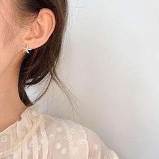 Alloy Starfish Earring 1 Pair - Starfish & Silver Needle - One Size