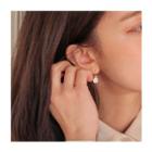 Charm Dangle Hook Earrings Gold - One Size