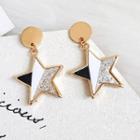 Color Panel Star Earring
