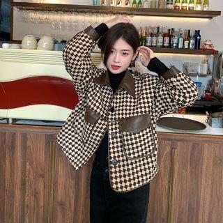 Argyle Print Blazer