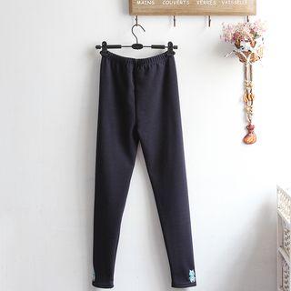 Duck Embroidered Leggings