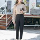 Plain Sweater / Slim-fit Pants