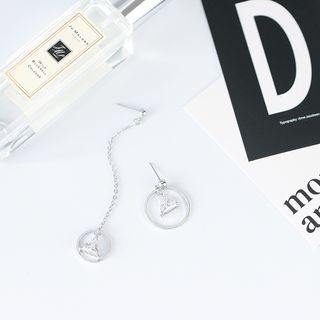 Crystal Asymmetric Earrings