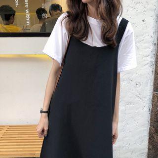 Cutout Jumper Dress Black - One Size
