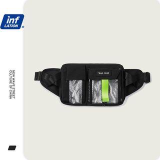 Patchwork Sling Bag Black - One Size