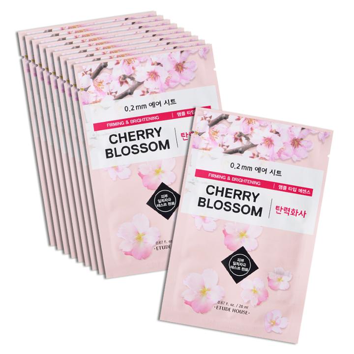 Etude House - 0.2 Therapy Air Mask Cherry Blossom 10 Pcs