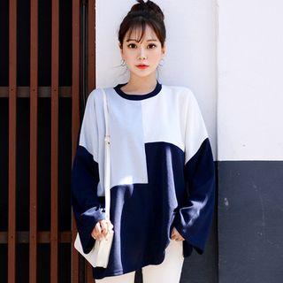 Three-tone Pullover