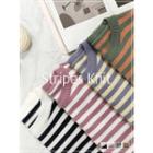 Relaxed-fit Stripe Knit Top
