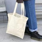 Pocket Square Cotton Shopper Bag