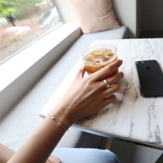 Open Thin Bangle Silver - One Size