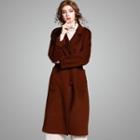 Notched-lapel Wool Coat