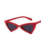 Chunky Frame Triangle Sunglasses