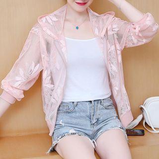 Lace Zip Hoodie