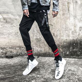 Cropped Cargo Harem Pants