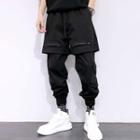 Mock Two-piece Tapered Pants