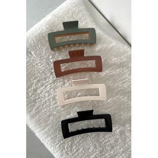 Two-tone Rectangle Hair Claw
