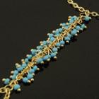 Loop-finger Beaded Bracelet