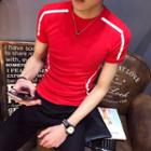 Color-block Short Sleeve T-shirt