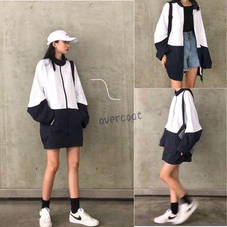 Color-block Zip Jacket As Shown In Figure - One Size