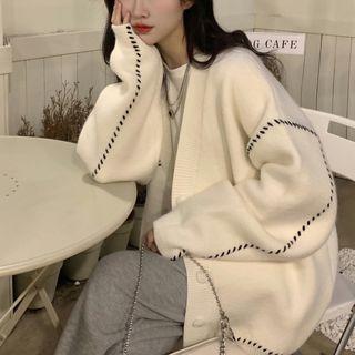 Loose-fit Wool Cardigan