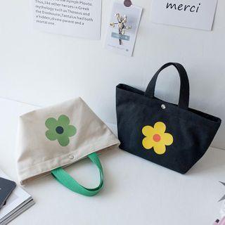 Flower Print Lunch Bag