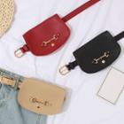 Set : Faux Leather Belt + Waist Bag