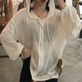 Light Knit Zip Jacket