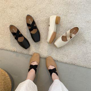 Square-toe Round Heel Sandals