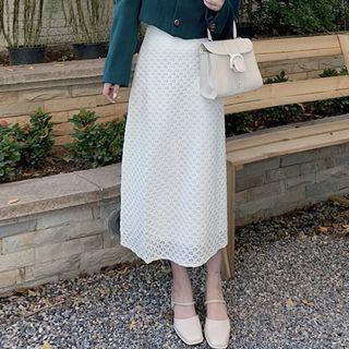 Two Tone Blazer / Midi Skirt