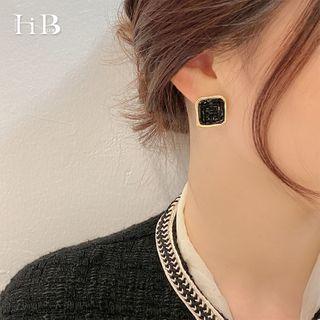 Bead Alloy Square Earring