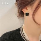 Bead Alloy Square Earring