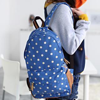 Dotted Backpack Blue - One Size