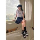 Angel Print Crop T-shirt