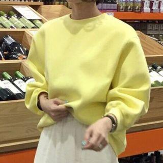Plain Pullover / Maxi A-line Skirt