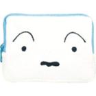Crayon Shin-chan Face Pouch (shiro) One Size