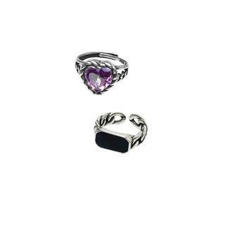 Heart Ring / Gemstone Open Ring